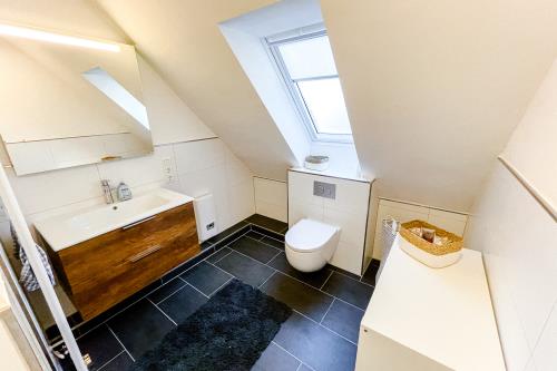 Langeoog Ferienwohnungen Friesenschiff - Flet Twa - Badezimmer