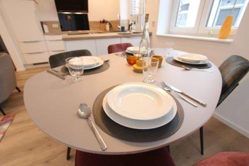 Langeoog Ferienhaus Große Freiheit Langeoog ***** - Ost - Esstisch