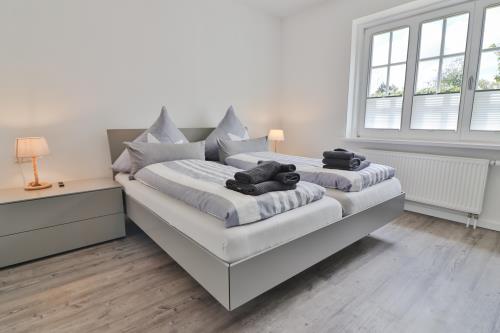 Langeoog Ferienwohnung Vermietung am Meer – Haus Dünenblume - Haus Dünenblume - Wohnung 1 - Schlafzimmer 1