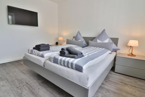 Langeoog Ferienwohnung Vermietung am Meer – Haus Dünenblume - Haus Dünenblume - Wohnung 1 - Schlafzimmer 1