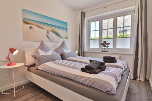 Langeoog Ferienwohnung Vermietung am Meer – Haus Dünenblume - Haus Dünenblume - Wohnung 1 - Schlafzimmer 2