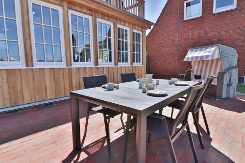 Langeoog Ferienwohnung Vermietung am Meer – Haus Dünenblume - Haus Dünenblume - Wohnung 1 - Terrasse