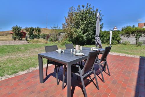 Langeoog Ferienwohnung Vermietung am Meer – Haus Dünenblume - Haus Dünenblume - Wohnung 1 - Terrasse