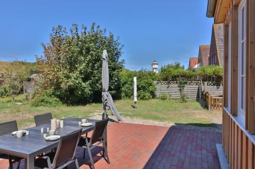 Langeoog Ferienwohnung Vermietung am Meer – Haus Dünenblume - Haus Dünenblume - Wohnung 1 - Terrasse