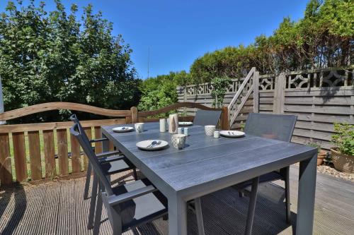 Langeoog Ferienwohnung Vermietung am Meer – Haus Dünenblume - Haus Dünenblume - Wohnung 3 - Terrasse
