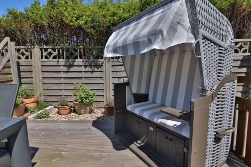 Langeoog Ferienwohnung Vermietung am Meer – Haus Dünenblume - Haus Dünenblume - Wohnung 3 - Strandkorb