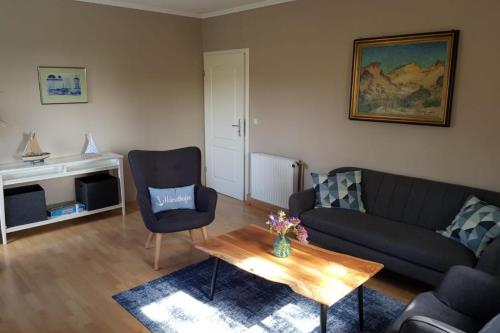 Langeoog Ferienwohnung Haus Hoogelucht - Wohnzimmer Trientje