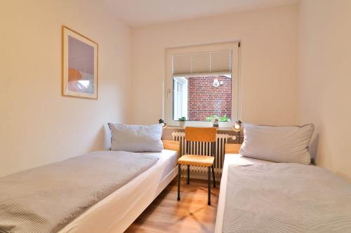 Langeoog Ferienwohnung Vermietung am Meer – Haus Seedüvel - Seedüvel EG - Schlafzimmer 2