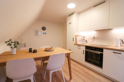 Langeoog Ferienwohnung Vermietung am Meer – Haus Seedüvel - Seedüvel OG - Küche