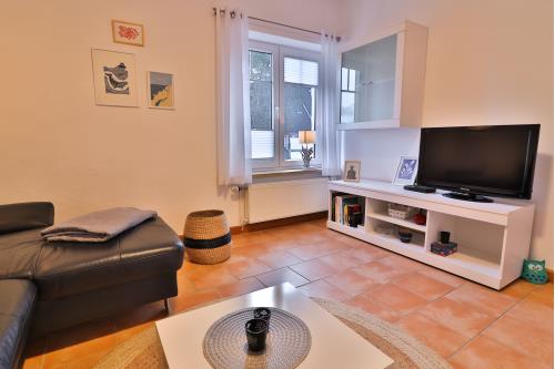 Langeoog Ferienwohnung Vermietung am Meer – Haus Seedüvel - Seedüvelchen - Wohnzimmer