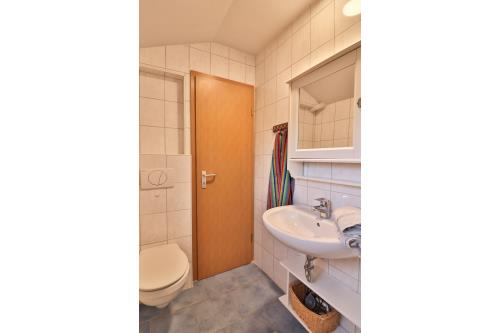 Langeoog Ferienwohnung Vermietung am Meer – Haus Seedüvel - Seedüvelchen - Badezimmer