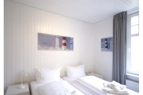 Langeoog Ferienwohnung meer Langeoog - oog twee - großes Schlafzimmer