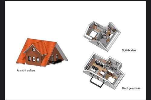 Langeoog Ferienwohnung Norda - Langeoog***** - Grundriss 