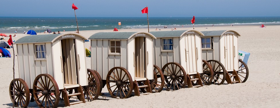 Badekarren auf Norderney