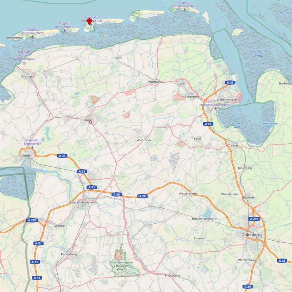 Langeoog Anreise Auto