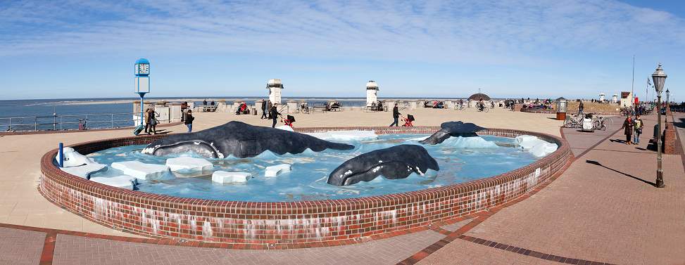 Borkum - Neue Strandpromenade