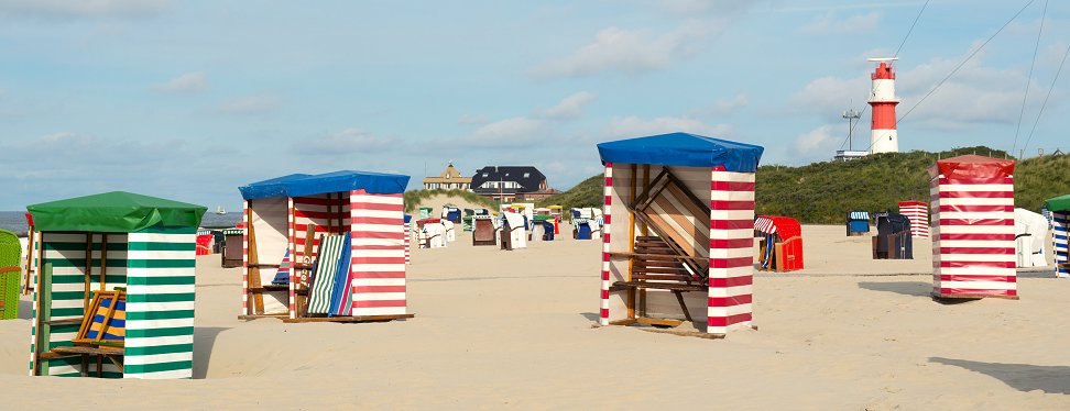 Strandkoerbe Elektrischer Leuchtturm