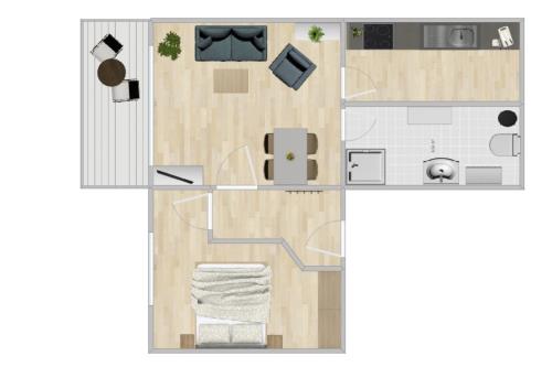 Norderney Ferienwohnung Ferienhaus Hol di toi - Apartment „Muschel“ - Ausstattung 7