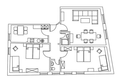 Norderney Ferienwohnungen Busch F*** u. F**** - De Groote - Ausstattung 2