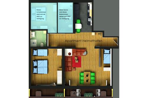Norderney Ferienwohnung Heimathafen - Superior Apartment