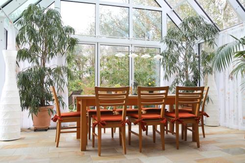 Spiekeroog Ferienwohnung Admiral - Wintergarten - Der große Wintergarten im Südwesten