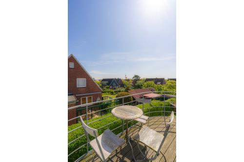 Spiekeroog Ferienwohnung Alte Liebe Nr. 5 - Süd/Ost Balkon