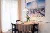 Spiekeroog Ferienwohnung Alte Liebe Nr. 5 - Esstisch am Fenster