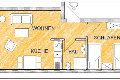 Spiekeroog Ferienwohnung Bernstein im Haus Friederike