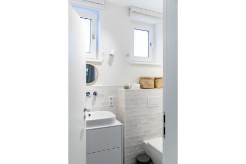 Spiekeroog Ferienhaus Drömhuus West - Duschbad Erdgeschoss