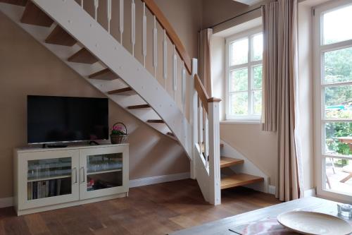 Spiekeroog Ferienwohnung Dünenrose - Wohnzimmer