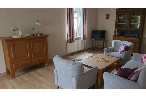 Spiekeroog Ferienwohnung Efeuhaus - Wohnung 2 - Wohnung 2 Wohnzimmer