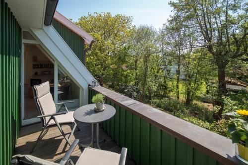 Spiekeroog Ferienwohnung Haus Bi d&#39; Utkiek 20 - Ost - Balkon Richtung Süden
