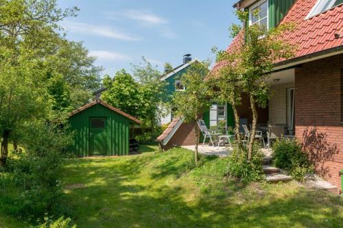 Spiekeroog Ferienwohnung Haus Bi d&#39; Utkiek 20 - Süd - Gartenansicht