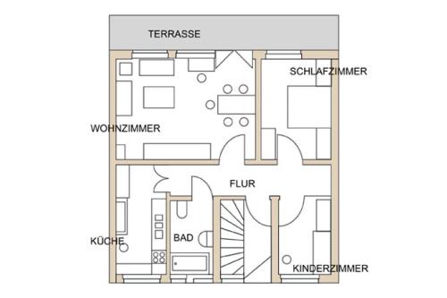 Spiekeroog Ferienwohnung Haus Krönchen, Whg. 2