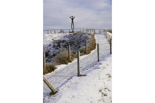 Spiekeroog Ferienwohnung Haus Krönchen Whg. 8 - Utkieker im Schnee