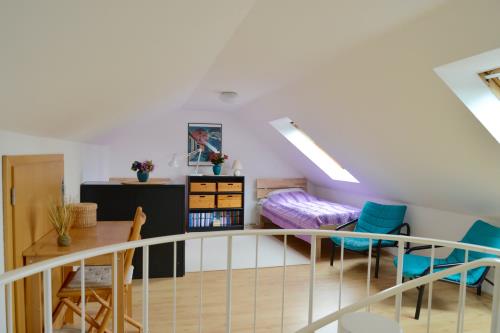 Spiekeroog Ferienwohnung Haus Krönchen, Whg. 9 - Schlafzimmer im Studio