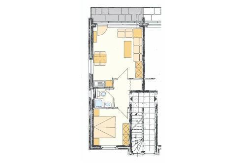 Spiekeroog Ferienwohnung Haus &quot;Lieke Deeler&quot; - 1 - Wohnungsgrundriss (Einrichtungsbeispiel)