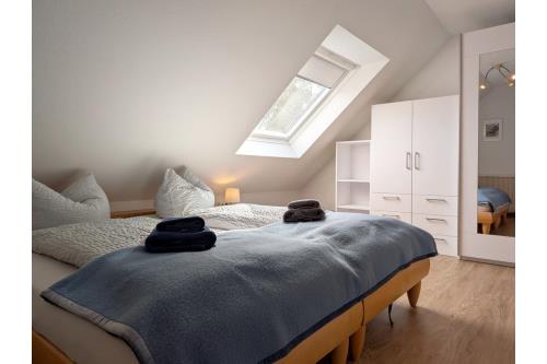 Spiekeroog Ferienwohnung Haus &quot;Lieke Deeler&quot; - 10 - das Schlafzimmer