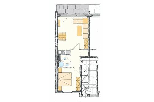 Spiekeroog Ferienwohnung Haus &quot;Lieke Deeler&quot; - 7 - Wohnungsgrundriss (Einrichtungsbeispiel)