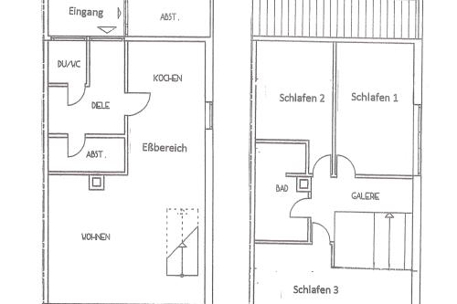 Spiekeroog Ferienhaus Haus Nordlicht - Grundriss