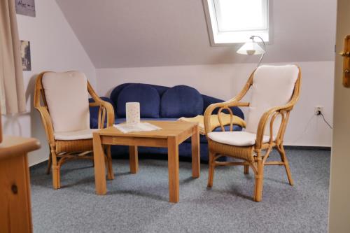 Spiekeroog Ferienwohnung Haus Röben - 3 - Wohnzimmer