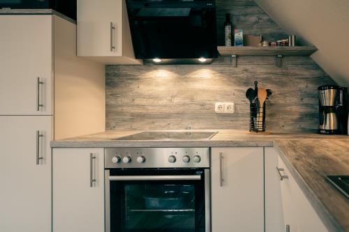 Spiekeroog Ferienwohnung Haus Seeschwalbe In d&#39; Dörp - 13 - Küchenzeile