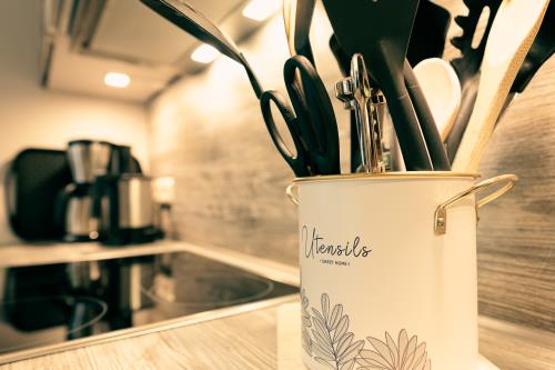 Spiekeroog Ferienwohnung Haus Seeschwalbe In d&#39; Dörp - 14 - Küchenzeile