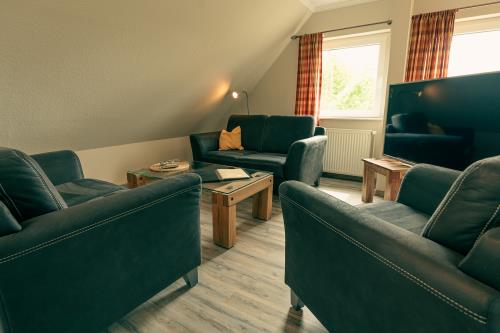 Spiekeroog Ferienwohnung Haus Seeschwalbe Up de Dün - 6 - Wohnbereich