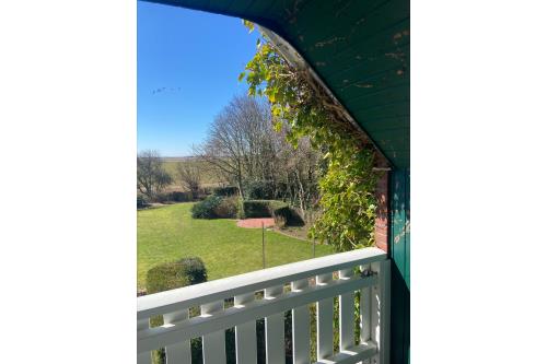 Spiekeroog Ferienwohnung Haus Süderhörn - 4 - Wohnung 4 - Balkonblick