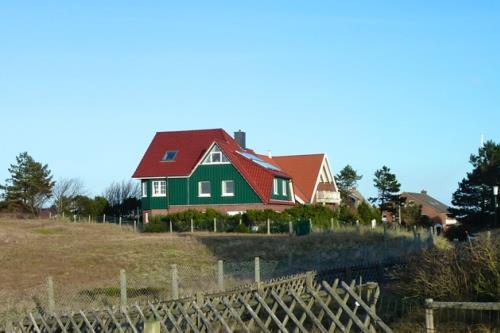 Spiekeroog Ferienwohnung Haus Windrose - Westansicht