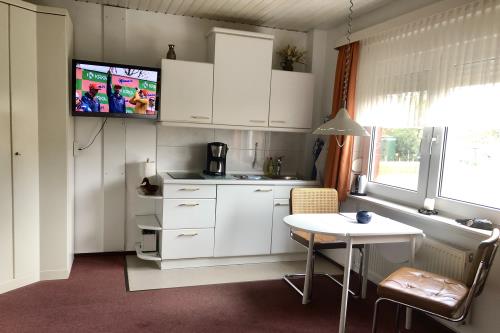 Spiekeroog Ferienwohnung Haus Windrose - NORD - Wohn-/Schlafzimmer