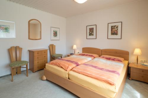 Spiekeroog Ferienwohnung Haus Windrose - SÜD - SÜD Schlafzimmer