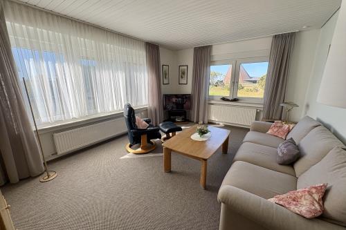 Spiekeroog Ferienwohnung Haus Windrose - SÜD - SÜD   Wohnzimmer 