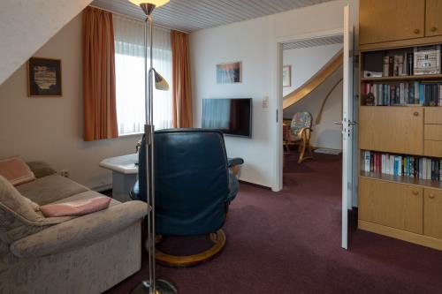 Spiekeroog Ferienwohnung Haus Windrose - WEST - WEST Wohnzimmerbereich